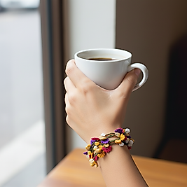 DOĞAL TAŞLI AKİK BİLEKLİK