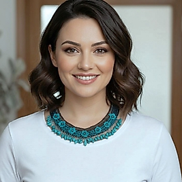 DOĞAL TAŞLI YAKA KOLYE